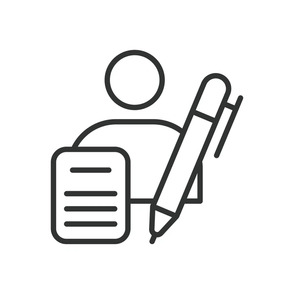 copyrighter icon line design copywriter 600nw 2657426553