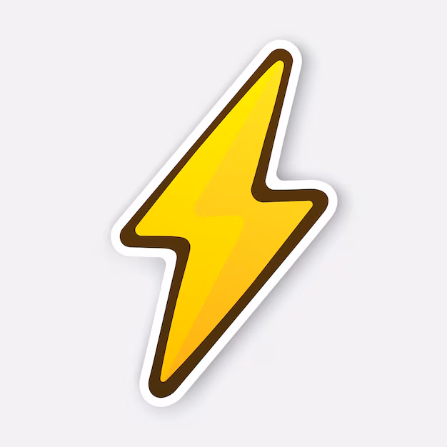 electric lightning bolt thunderbolt strike symbol vector illustration 501907 499